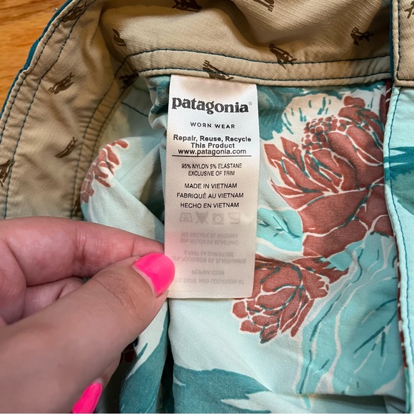Patagonia island floral print board shorts size 30 - Picture 5 of 6